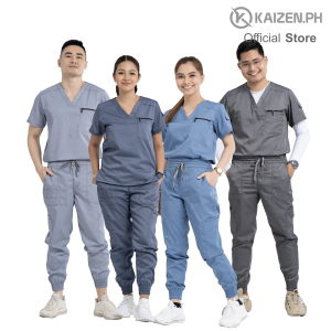 Scrub Suit 1st Gen KSS-38 Zipper Pocket Top Cargo Jogger Pants Denim Collection