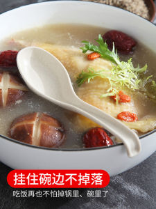 Adorable Japanese Style Wheat Straw Plastic Spoons Set for Eating Noodles And Soup Creative Home Use Childrens Dinnerware