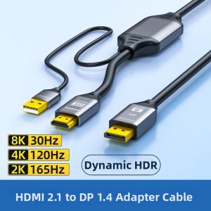 YUEZHIRENXIN | 4K Compatible HDMI to DisplayPort Adapter Cable 2.0