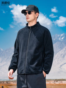 Enjeolon | Áo Khoác Hoodie Lông Cừu Dày 2 Mặt Có Zipper