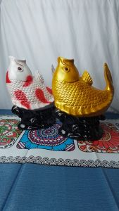 Pajangan meja aesthetic ikan ukuran besar ikan mas ikan koi