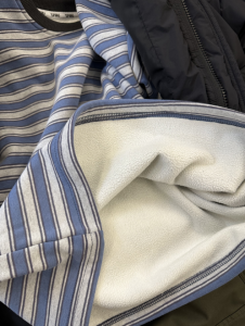 Áo Thun Nam Tay Dài Rộng Rãi Màu Xanh Sọc Mùa Xuân Thu Phong Cách Thường Ngày Bằng Vải Cotton Cho Trẻ Em