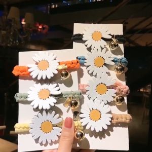 Ikat Rambut Wanita Dewasa Aksesoris Perempuan Fashion Korea Motif Bunga karet rambut Cewek AK08