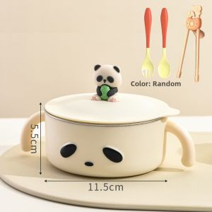 TONGXINBUER | Stainless Steel Baby Feeding Bowl With Lid