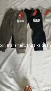 Quần thun dài bé trai Quần dài chống muỗicho bé GAP chất vải thun da cá mềm thấm hút mồ hôi tốt Size từ 13kg đến 50kg