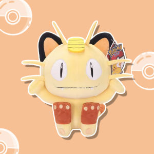 AOGER | Pokemon Normal Type Meowth Cat Plush Kawaii Soft Stuffed Animal Anime Collectible Doll Birthday Xmas Gift for Kids