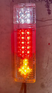 ไฟท้ายรถบรรทุกแบบแพ็คคู่ LED 12V ไฟถอยหลัง ไฟเบรค ไฟเลี้ยว ไฟท้ายสามล้อ กันน้ำ คุณภาพสูง
