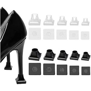 High Heel Protectors: TPU/PVC Silencer Material & Non-slip Heel Covers