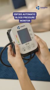 Indoplas Elite EBP305 USB-C Powered Automatic Blood Pressure Monitor - FREE Digital Thermometer