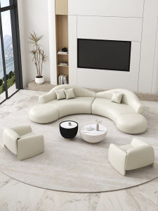YIZUO | Modern Curved Multi-purpose Reception Sofa Set