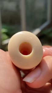 pipa gg asli lokal bulat 12cm besar tebal mulus bahan merah bening