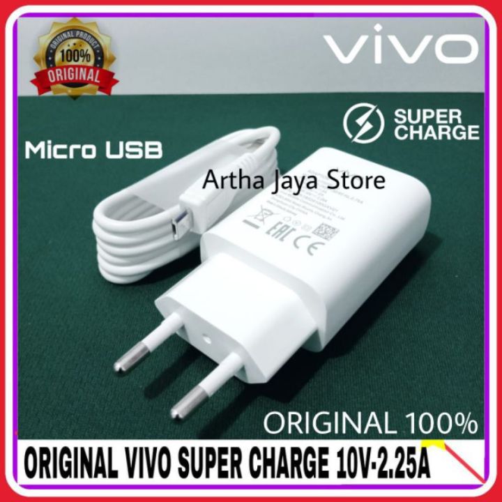 Charger Vivo Y20 Vivo Y1s Y12s Y12i Original 100 Micro USB 10 Watt