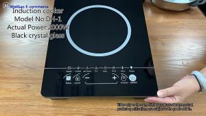 Smart 2200 Watt Induction Cooktop Electric Stove Touch Control Clay Pot Induction Cooking