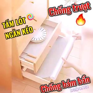 Thảm ngăn kéo chống thấm nước và chống ẩm có thể cắt miếng lót tủ lạnh nhà bếp chống trượt tủ quần áo (TB15)