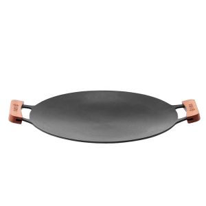 WANGYUANJI | Cast Iron Outdoor Camping Roasting Pan Suitable for Open Flame and Gas Stove Multi-functional for Grilling and Frying
