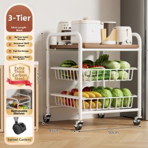 YIXUAN | Adjustable Pull Out Multi-functional Storage Rack For Vegetables