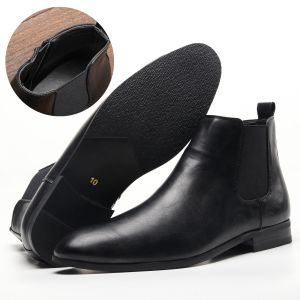 Size 7~13 Men Chelsea Boots Italian Style Ankle Boots soft leather Men Boots