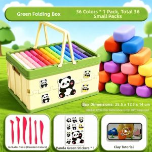 MINGZHUO | Non-toxic Safe Odorless Childrens Modeling Clay 36 Colors