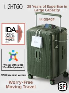 Light Go | Large Capacity Multifunctional Suitcase For Women Wide Handle