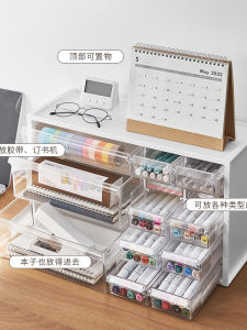 กล่องเก็บของแบบดึงดูดสำหรับโต๊ะทำงาน กล่องเก็บของขนาดใหญ่ใส่ของสำนักงาน กล่องเก็บเครื่องสำอาง กล่องใส่ของ กล่องใส่ของแบบโปร่งใส กล่องเก็บของแบบญี่ปุ่น