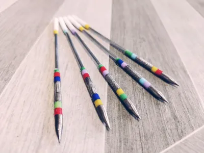 5pcs Indonesian Tiksay Darts 6 Inches Long Accurate and Tested