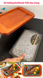 Đá Nướng Thịt Hãng SanCong Đá Nướng Muối Tiêu Đá Nướng Hình Tròn Hình Chữ Nhật