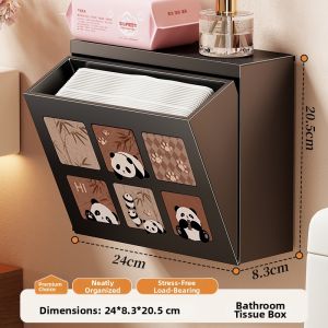 WUBUWEI | Wall-Mounted Toilet Tissue and Paper Towel Holder