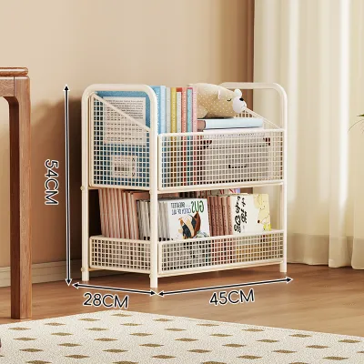 evesigar | Multi-level Mobile Wall Shelf with Wheels