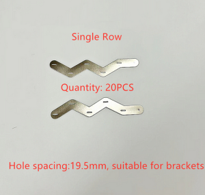 18650 Lithium Battery W-Type Nickel Strip Suitable for 19.5 Hole Spacing Bracket Single and Double Row 5 Parallel Nickel Sheets