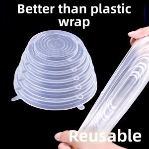 Sealing Universal Food Cover Seals Round