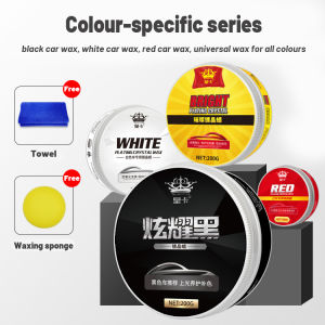 คุณภาพสูงแว็กซ์แว็กซ์ขัดรถมอเตอร์ไซด์ขี้ผึ้งกันน้ำแว็กซ์สำหรับรถมอเตอร์ไซด์สำหรับรถยนต์ที่ไม่ชอบน้ำและขี้ผึ้งกันน้ำมันวาวมาพร้อมกับชุดแปรงแต่งหน้าฟรี1ผืนและผ้าไมโครไฟเบอร์1ผืน