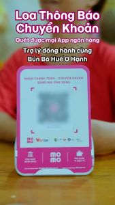 [CHÍNH HÃNG] Loa đọc thông báo chuyển khoản MoMo - Trọn bộ kết nối WIFI
