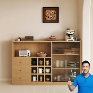 PAMEDI | Space-saving Stone Thin Sideboard 25cm