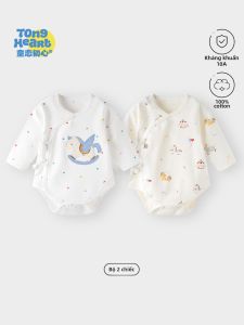 TONGLIANCHUXIN | Bodysuit Dài Tay Cotton Không Áp Lực Cho Bé