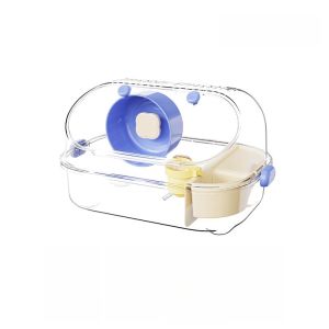 Acrylic Cozy Villa Luxury Cage for Hamsters And Golden Retriever Transparent Ear-Contacting Pet Breeding Box Essential Supplies