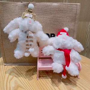 Gantungan Kunci Tas Boneka Karakter Kelinci Plush Doll Keychain Premium Bulu Halus