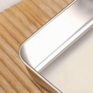 Japanese tray with cover fresh keeping box with lid food keepers with cover stainless food storage for refrigerator spice organizer cabinet storage container stainless bowl for steaming crisper box food warmer lunch box serving tray with coverBINLU