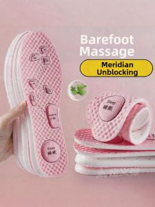 LINGMIAO | Reflexology Acupuncture Anti-odor Antibacterial Breathable Comfortable Insoles for Women