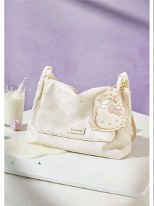 TOUTOU | Hello Kitty Large Capacity Commuter Tote Bag for Women White