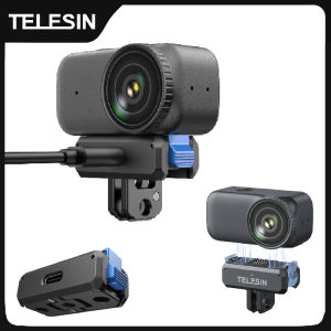 TELESIN Magnetic Qucik Release Two Claw Charging Adapter Mount For DJI OSMO Nano Accessories Dual Claw Interface