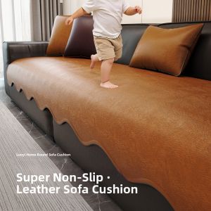 LORiCA | Luxurious Leather Sofa Seat Pad Waterproof Non-slip For All Seasons