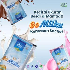 Gomilku Sachet SR12/Susu Gomilku SR12/Susu Etawa SR12/Susu Kambing SR12 Menyehatkan/Mencerdaskan