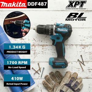 Makita | Makita DDF487 18V Brushless Cordless Drill 10mm Chuck For Makita 18V Lithium Battery Wood Metal DIY Repair
