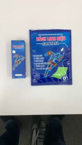 Bộ Chai Xịt Và Miếng Dán Giảm Đau Thảo Dược Bách Linh Diệu Santafa