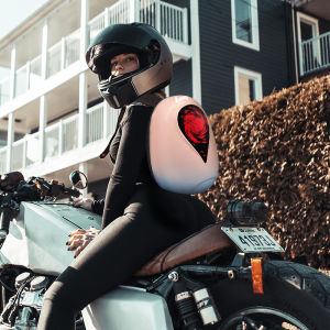 BOSHUO LED Backpack for Men Women Waterproof Hard Shell LED Screen Customizable Laptop Bakcpack for Motorcycling Cycling