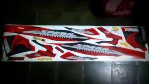 STIKER STRIPING YAMAHA JUPITER Z BURHAN LAMA SPARK