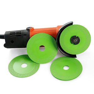 Runvictor 5PCS Ceramic Tile Cutting Slotting Piece Stone Large Angle Grinder Saw Blade Diamond Cutting Machine