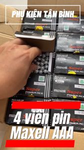 Bộ 4 Viên Pin Maxell AAA Chính Hãng