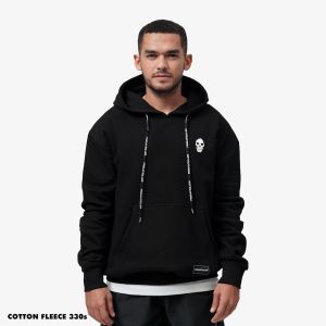 JAKET HOODIE FRIDAY KILLER | SKULL HAND BLACK HD