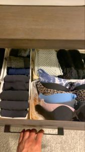 3pcs Drawer Underwear Organizer Storage Foldable Bra Socks Organizer Box for Clothes Storage Bins